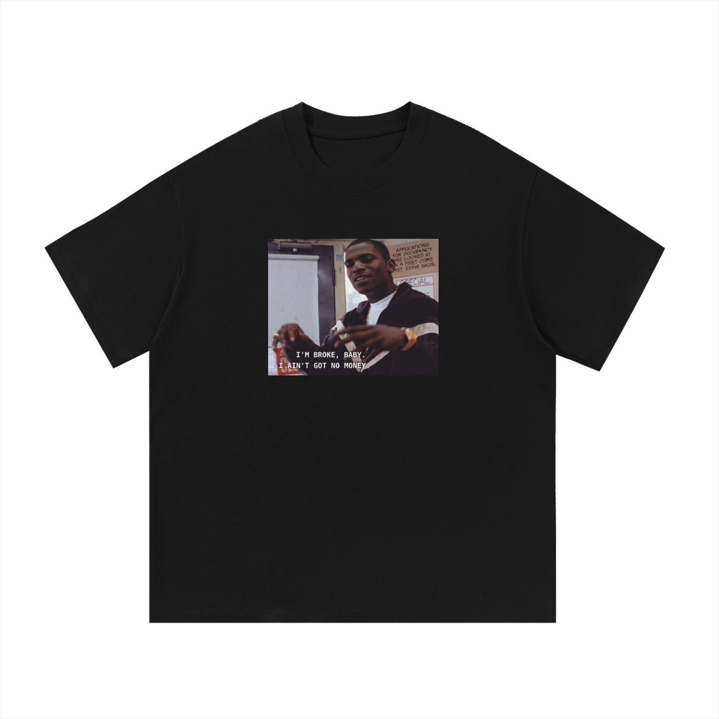 i'm broke, baby tee